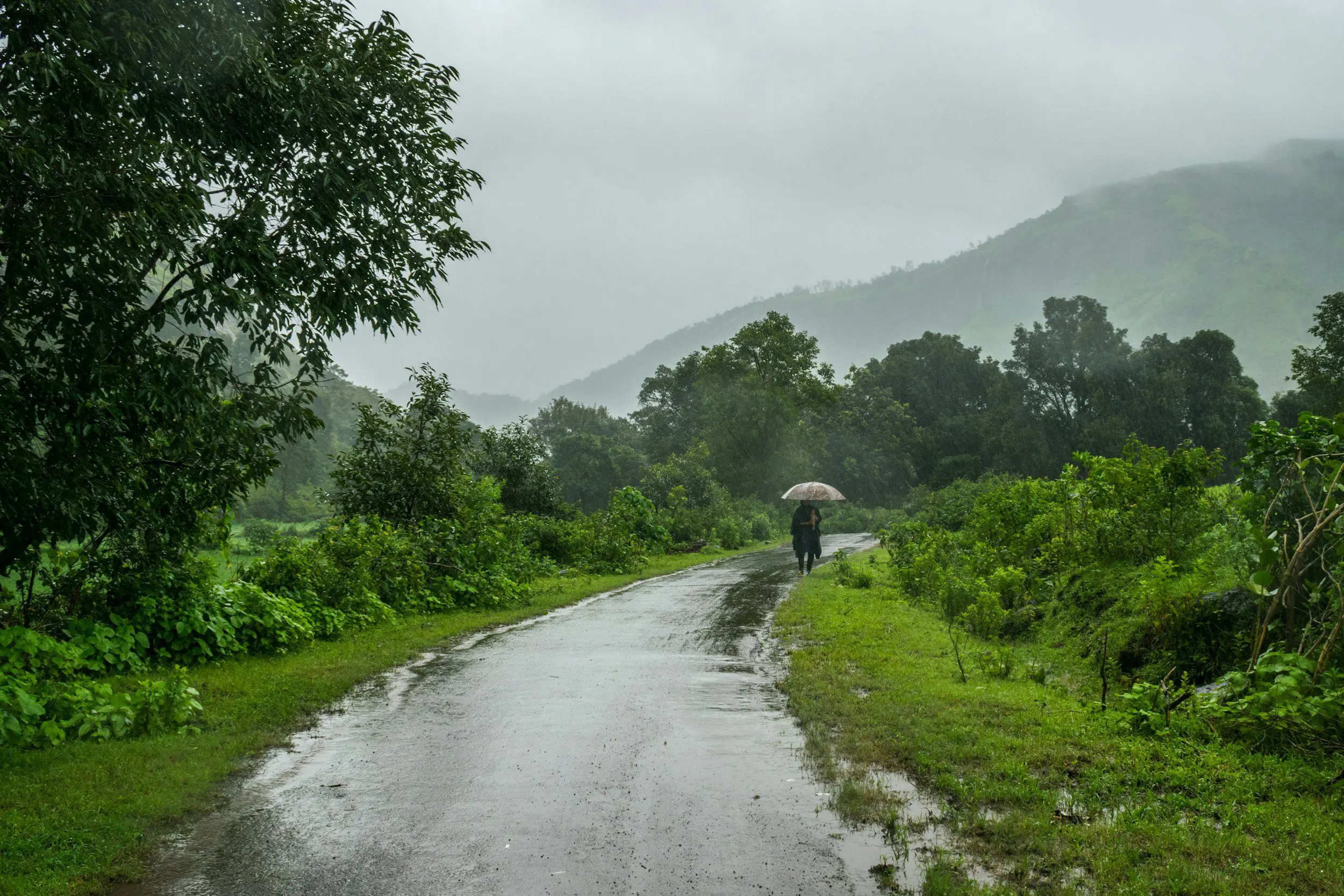 Monsoon season in Thailand
