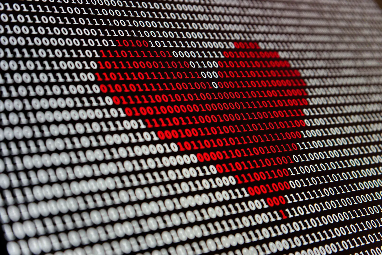 Photo by Alexander Sinn Digital heart made of binary code, symbolizing the rise of AI and generative healthcare technology for expats.