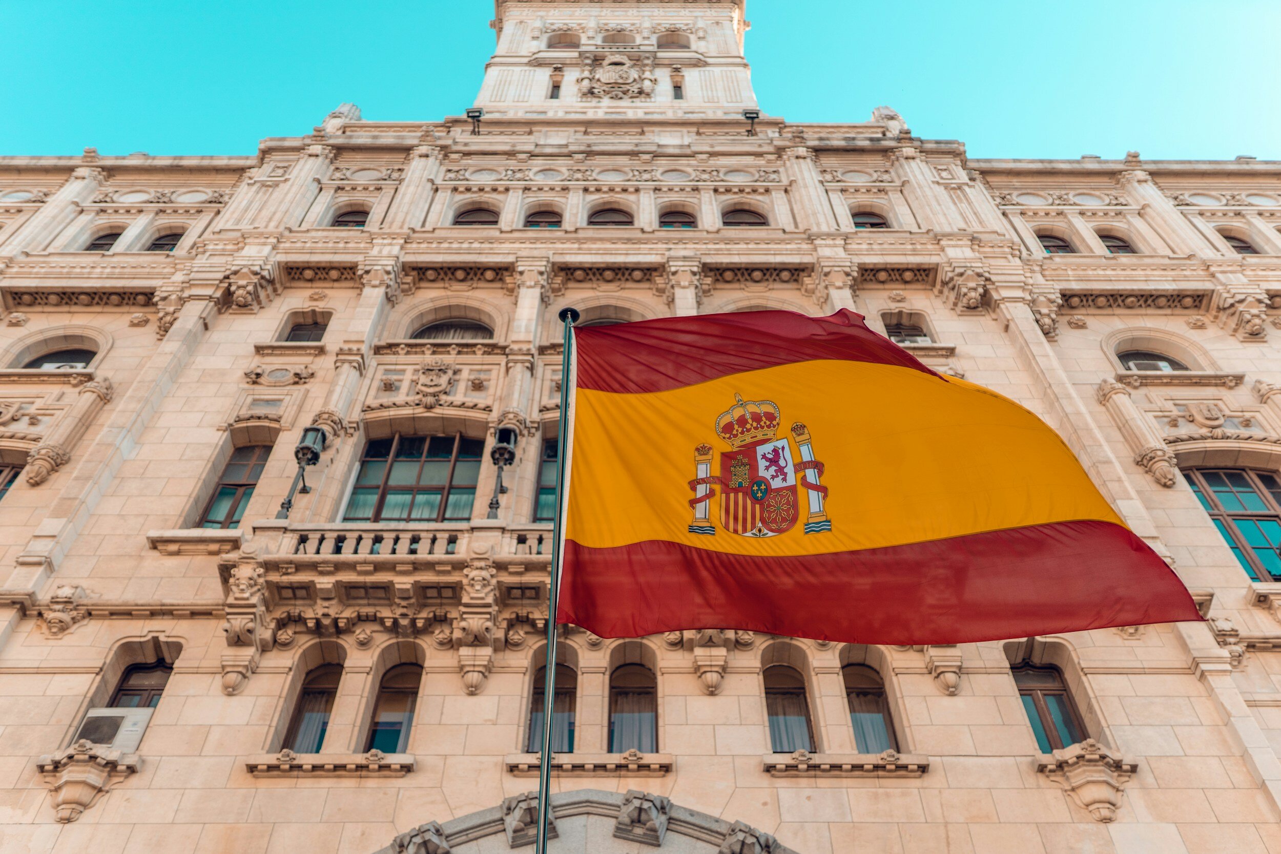 Spanish flag for an expat