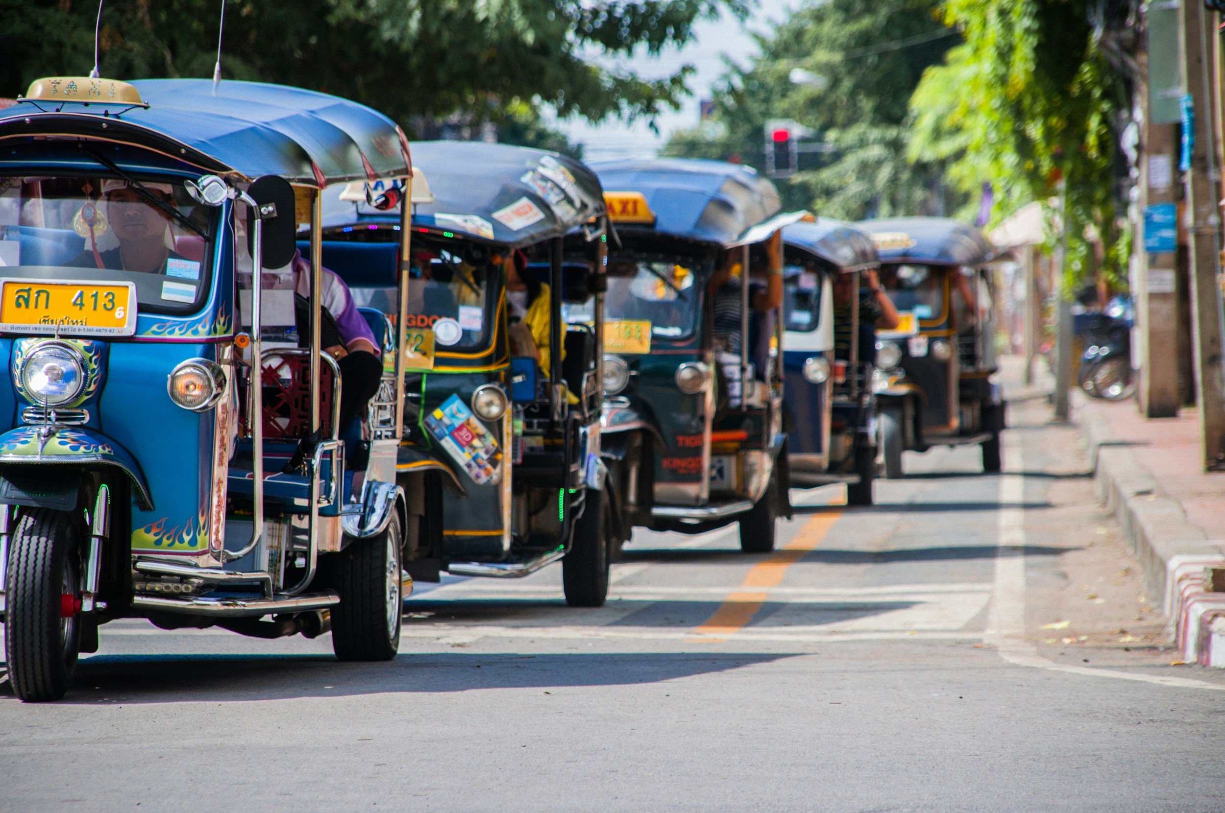 Tuk tuk adventure in Chiang Mai, Thailand