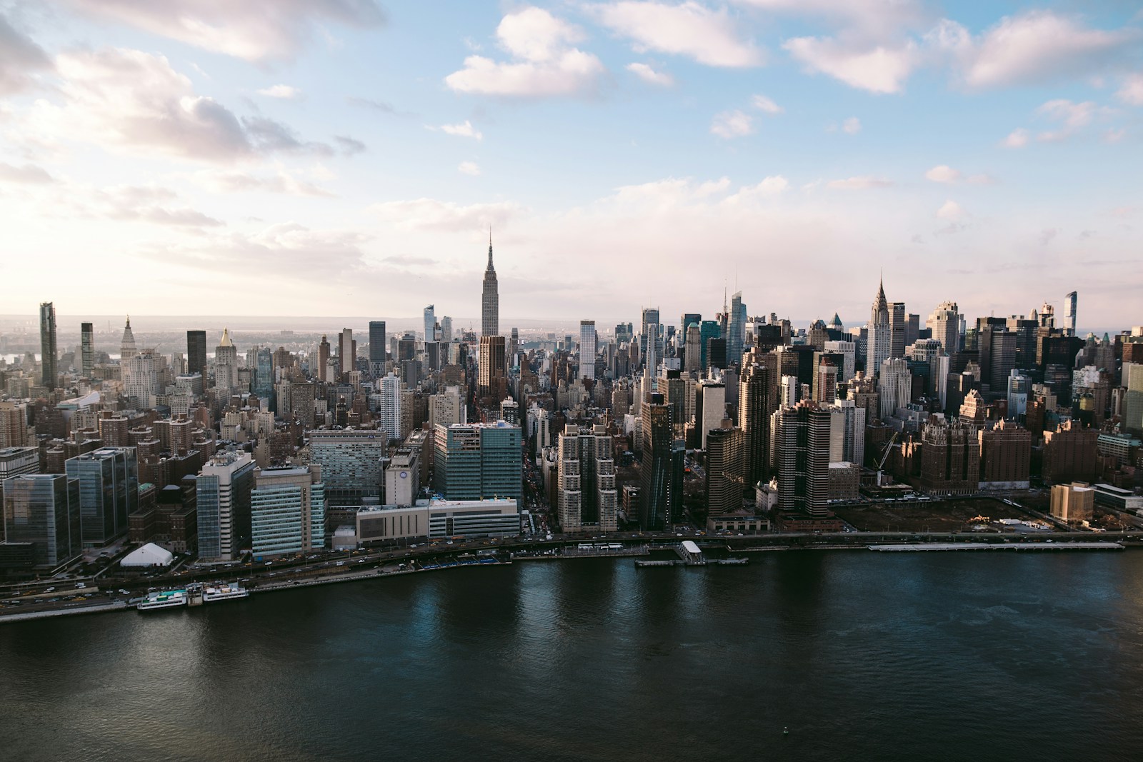 Photo by Thomas Habr aerial photography of Empire State building