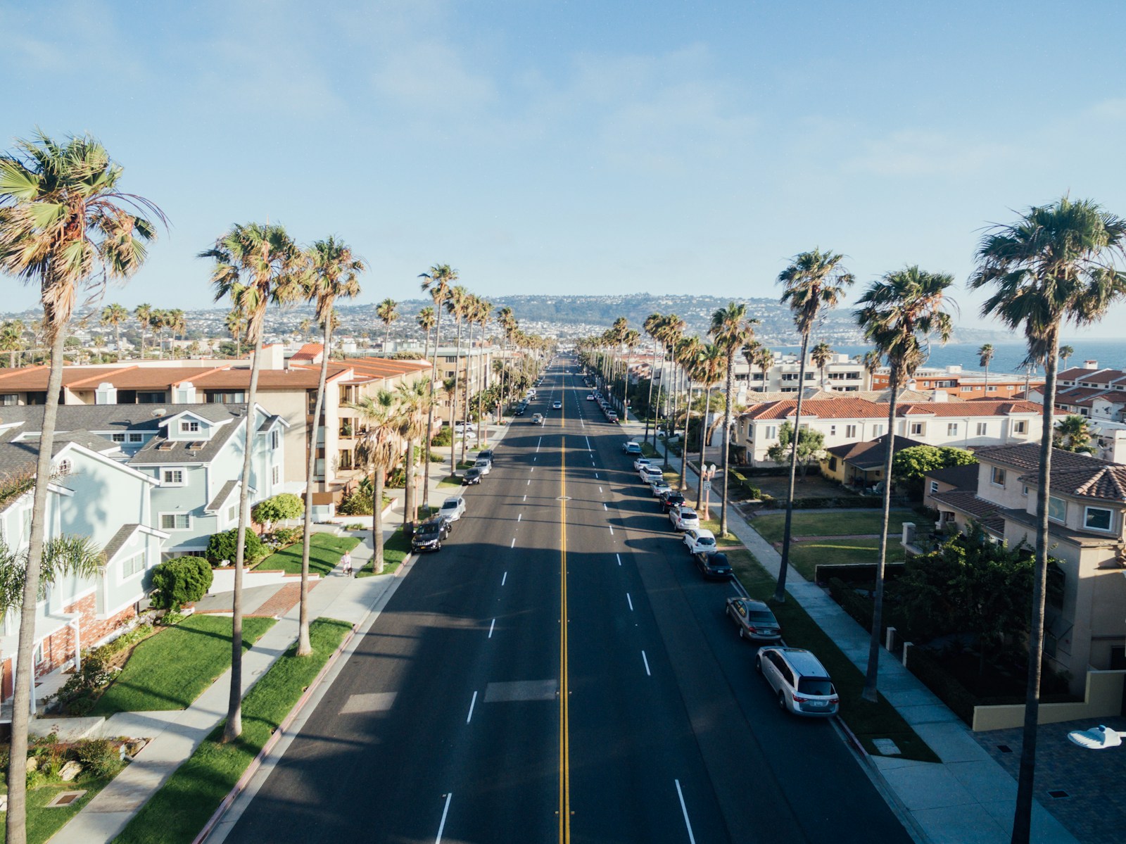 Photo by Paul Hanaoka aerial photography of street
